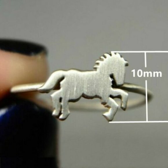 NWOT Silver Horse Ring - Picture 6 of 10